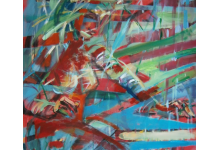 AKT SIEDZĄCY 100 x 70cm olej na płótnie