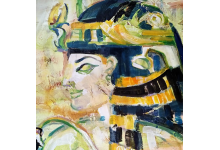 EGIPSKA KRÓLOWA 70x50 collage na płótnie