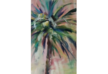 PALMA NA RAJSKIEJ PLAŻY 100x70cm, olej na płótnie